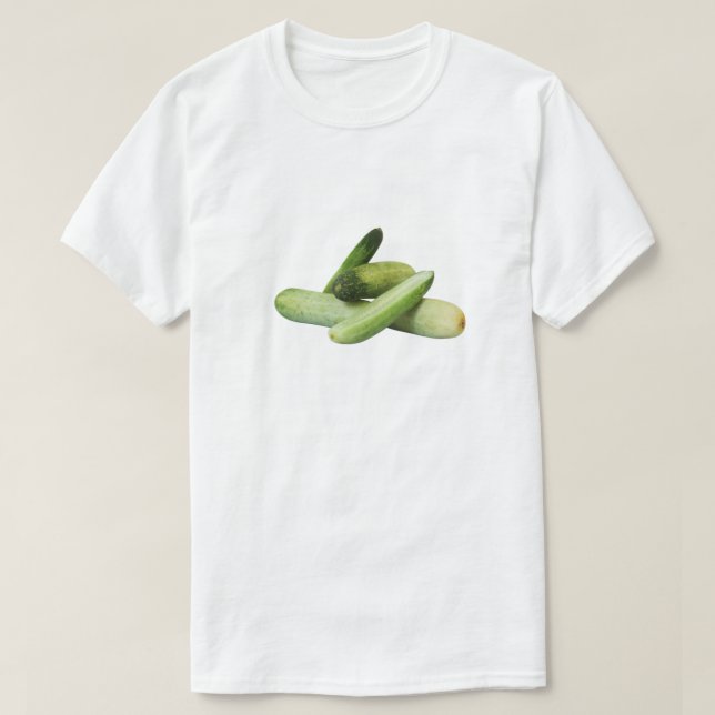 Camiseta Deliciosos pepinos están aquí (Diseño del anverso)