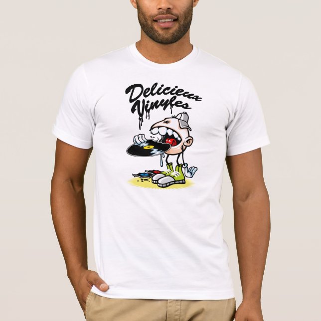 Camiseta Deliciosos Vinilos (Anverso)