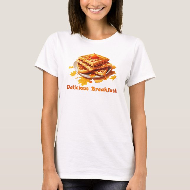 Camiseta Deliciosos Waffles (Anverso)