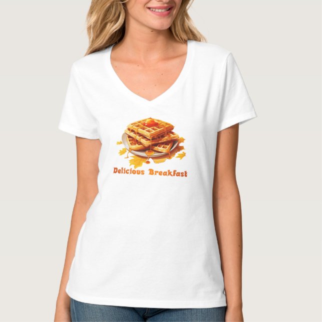 Camiseta Deliciosos Waffles (Anverso)