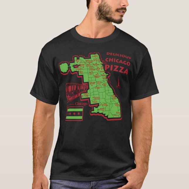 Camiseta Delicious Chicago Pizza (Anverso)