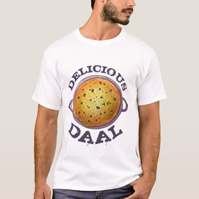 Camiseta Delicious Daal Vegetarian Indio Red Lentil Dal (Anverso)