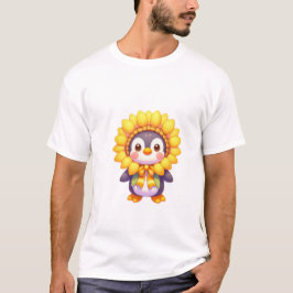 Camiseta Delight floral de pingüino