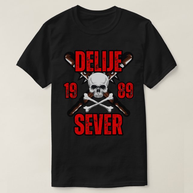 Camiseta Delije 1989 Crveni (Diseño del anverso)