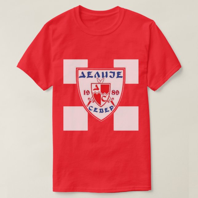 Camiseta Delije Norte 1989 Rojiblancos (Diseño del anverso)