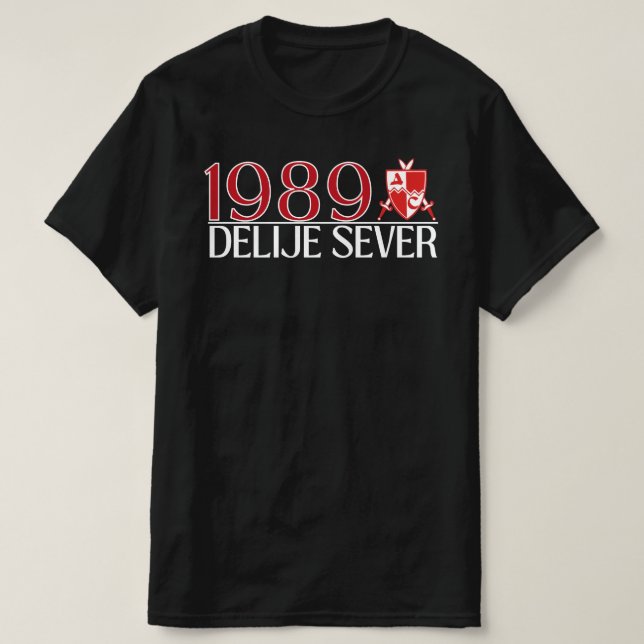 Camiseta Delije Sever 1989 (Diseño del anverso)