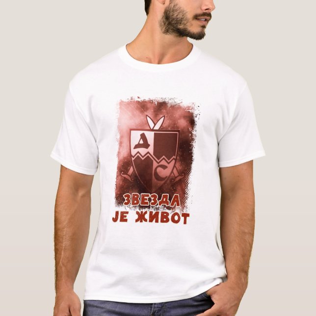 Camiseta Delije Sever Crvena Zvezda Beograd * 1989 (Anverso)