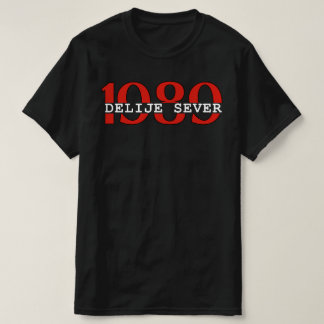 Camiseta Delije Sever Crveno Beli 1989