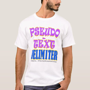 Camiseta Delimitador de pseudotexto en la programación de c