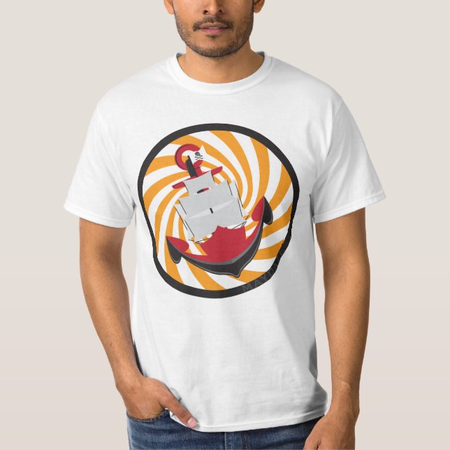 Camiseta delimitador mareado de maydaze (Anverso)