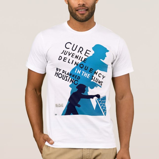 Camiseta Delincuencia juvenil de la curación (Anverso)