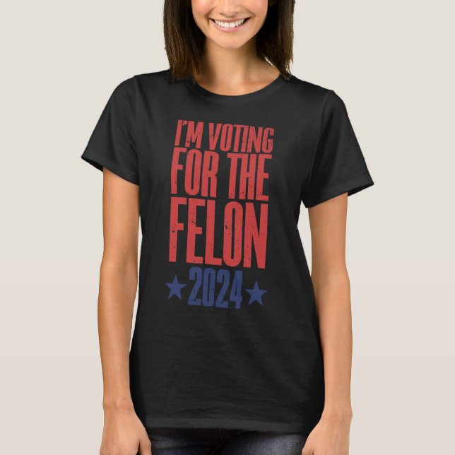 Camiseta delincuente convicto 2024 9  (Anverso)