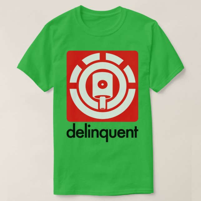 CAMISETA DELINQUENT (Diseño del anverso)
