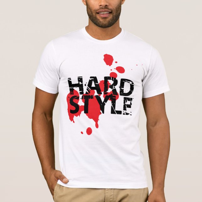 Camiseta Delirio de la salpicadura de Hardstyle (Anverso)