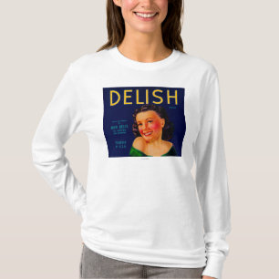 Camiseta Delish LabelEl anaranjado Centro, CA