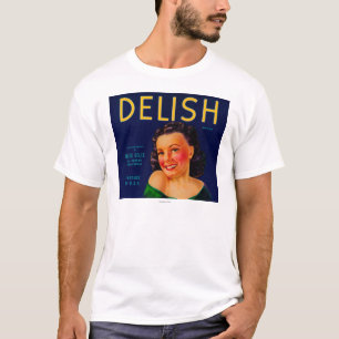 Camiseta Delish LabelEl anaranjado Centro, CA