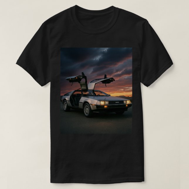 Camiseta DeLorean (Diseño del anverso)