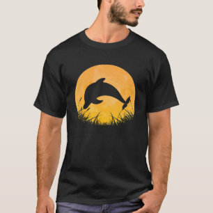 Camiseta Delphin Easy Halloween Set Beluga Fish Moon Cos