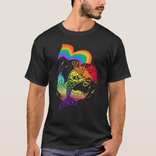 Camiseta Delphin Lover LGBTQ Diseño Lesbiano Gay Para Queer