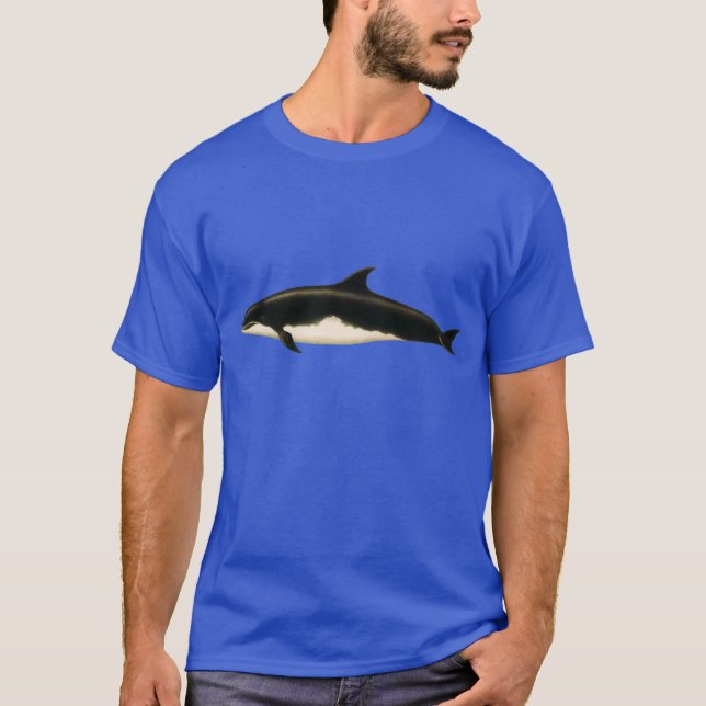 Camiseta Delphinus Vintage Tursio, mamíferos marinos (Anverso)