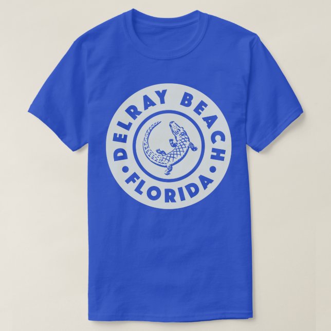 Camiseta Delray Beach Florida Circle Tan (Diseño del anverso)