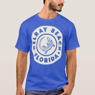 Camiseta Delray Beach Florida Circle Tan