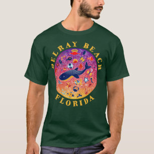 Camiseta Delray Beach Florida Cut Sea Life Souvenir