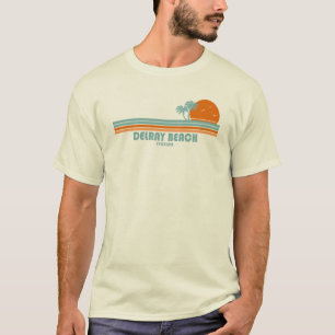 Camiseta Delray Beach Florida Sun Palm Trees