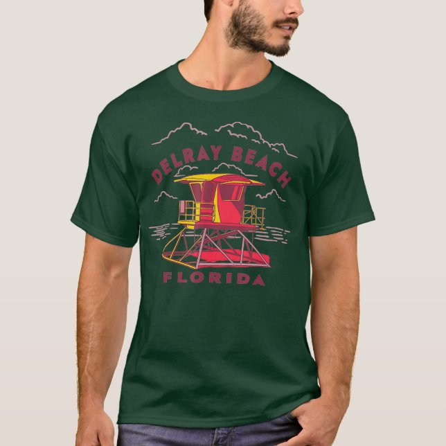 Camiseta Delray Beach Florida Vacation Souvenir Life (Anverso)