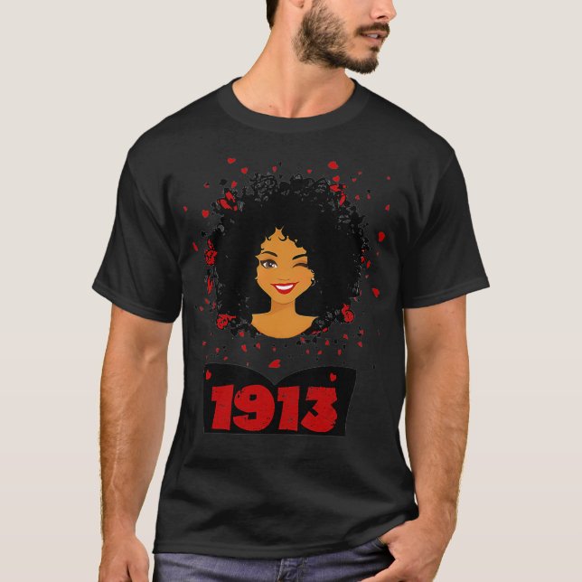 Camiseta Delta 1913 Mujeres Sorority Sigma Friend Paraphern (Anverso)