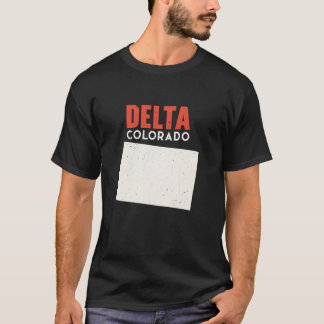 Camiseta Delta Colorado Estados Unidos América Viajes Color