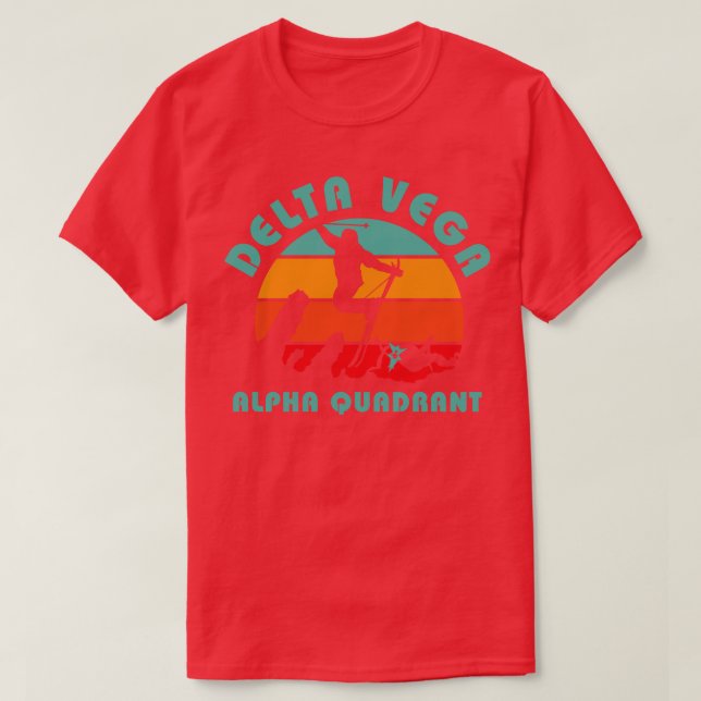 Camiseta Delta de esquí Vega 1 (Diseño del anverso)