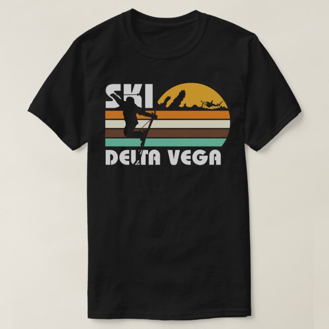 Camiseta Delta de esquí Vega 2 (Diseño del anverso)