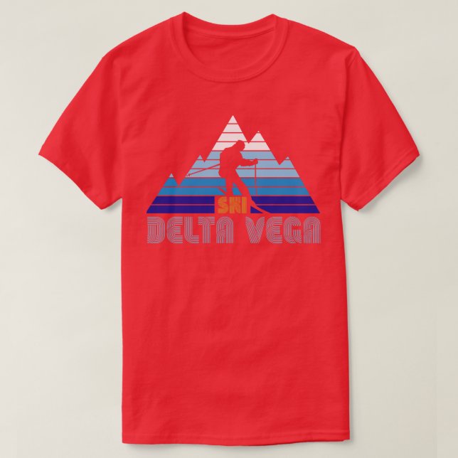 Camiseta Delta de esquí Vega 3 (Diseño del anverso)