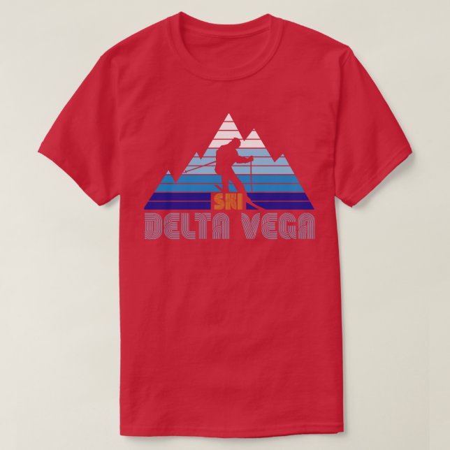 Camiseta Delta de esquí Vega 3 (Diseño del anverso)