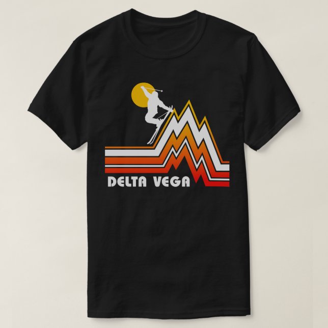 Camiseta Delta de esquí Vega 4 (Diseño del anverso)