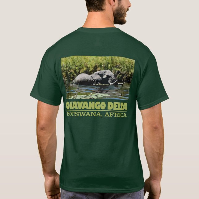 Camiseta Delta del Okavango (Reverso)