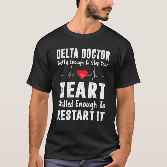 Camiseta Delta Doctor Physician Sorority Sigma Sisterhood T (Anverso)