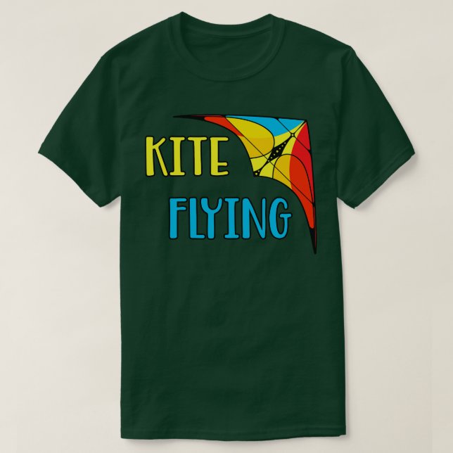 Camiseta Delta Glider Hang Gliding Stunt Kite (Diseño del anverso)