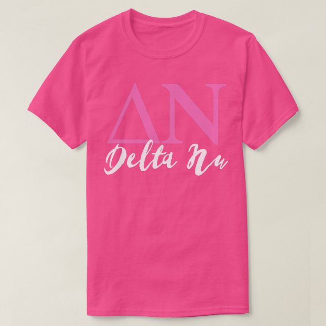 Camiseta Delta Nu (Diseño del anverso)