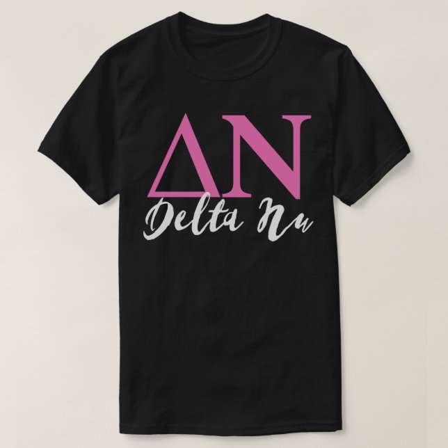 Camiseta Delta Nu (Diseño del anverso)