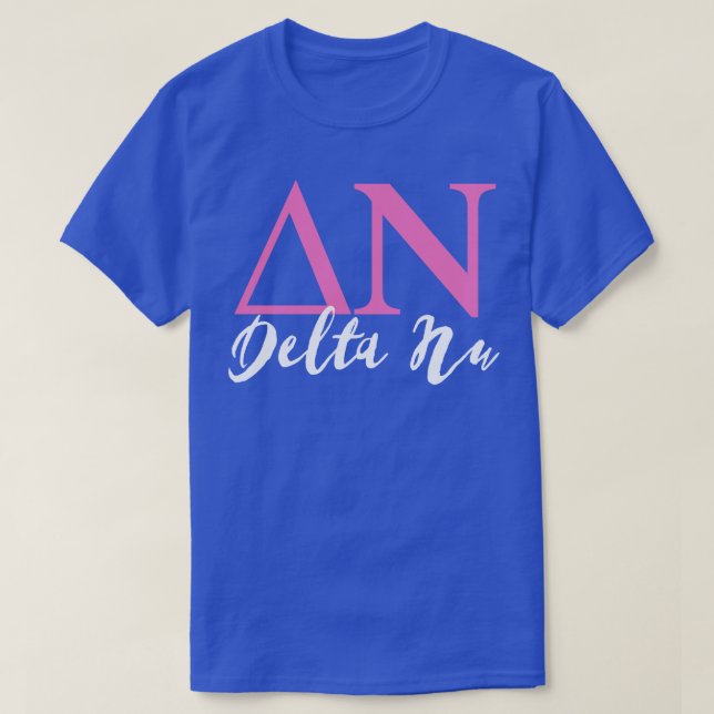 Camiseta Delta Nu (Diseño del anverso)
