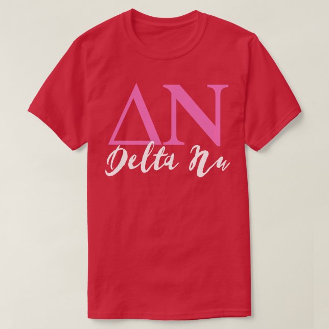 Camiseta Delta Nu (Diseño del anverso)