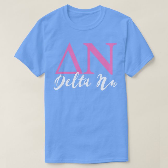 Camiseta Delta Nu (Diseño del anverso)