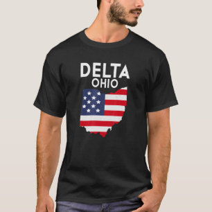 Camiseta Delta Ohio EE.UU. EE.UU. EE.UU. Viajes Ohioya