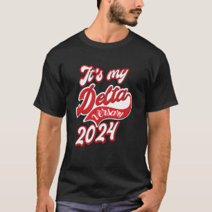 Camiseta Delta Sigma Theta Sorority, es mi J DELTAversario