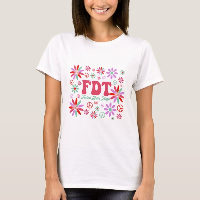Camiseta Delta Tango de Foxtrot FDT retro (Anverso)