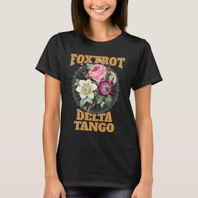 Camiseta Delta Tango Foxtrot, 8647 Anti-Trump (Anverso)