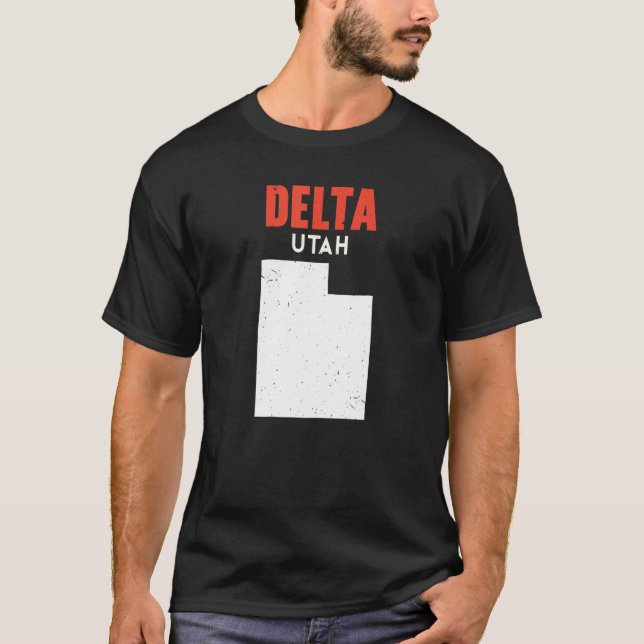 Camiseta Delta Utah Estados Unidos de América Viajes Utahan (Anverso)