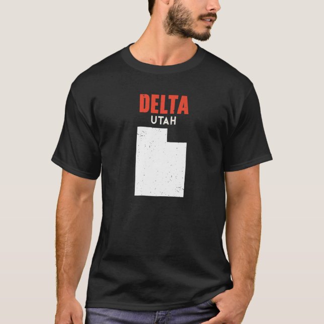 Camiseta Delta Utah Estados Unidos de América Viajes Utahan (Anverso)